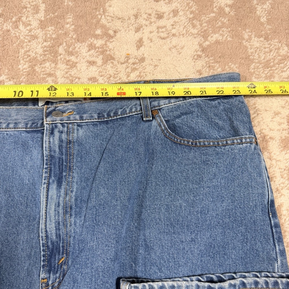 VTG Levi's 505 Regular Fit Classic Men's Blue Y2K Jeans 48x30 Straight Denim - Picture 4 of 10